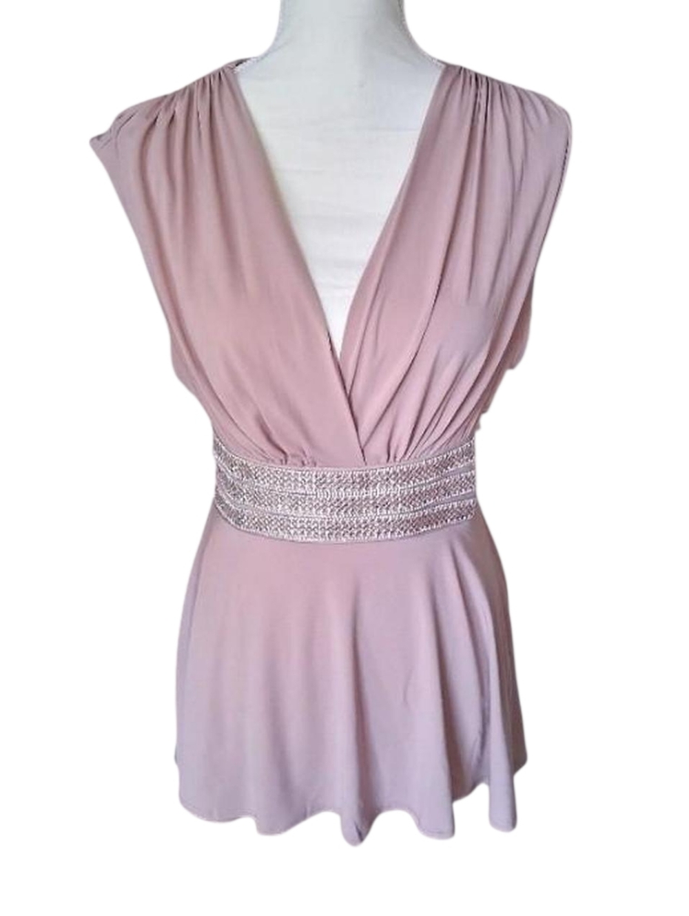Venus Womens Embellished Dress Top
